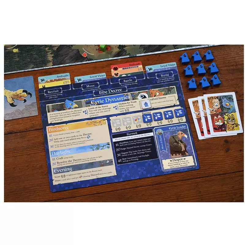 [Leder Games Корневая карта игр Расширение Riverfolk доска ga]