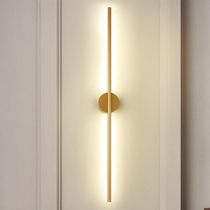 Modern simple linear tube LED wall lamp up down background o