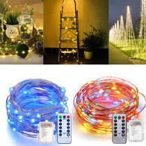 Fairy Lights Battery Operated LED String Lights Remote Control