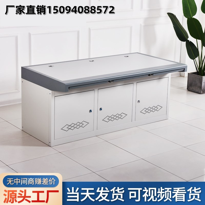 Security single link triple duplex monitoring room console console customized computer desk dispatch command center enclosure-Taobao