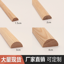 Solid wood decoration line semiround shutter lobe cartridge knife bullet bullet European furniture bookcase water drop line