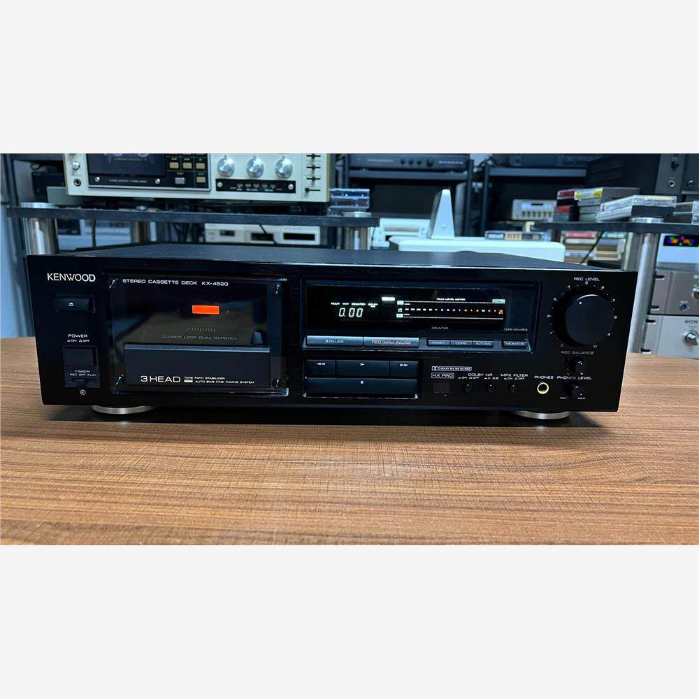 Brand new and used kenwood kx-4520 three-head cassette deck: a