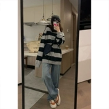 Комплект, толстовка для отдыха, тонкие джинсы, осенний