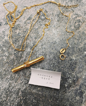 Ju Smith original jewelry 18K gold diamond secret strip custom necklace