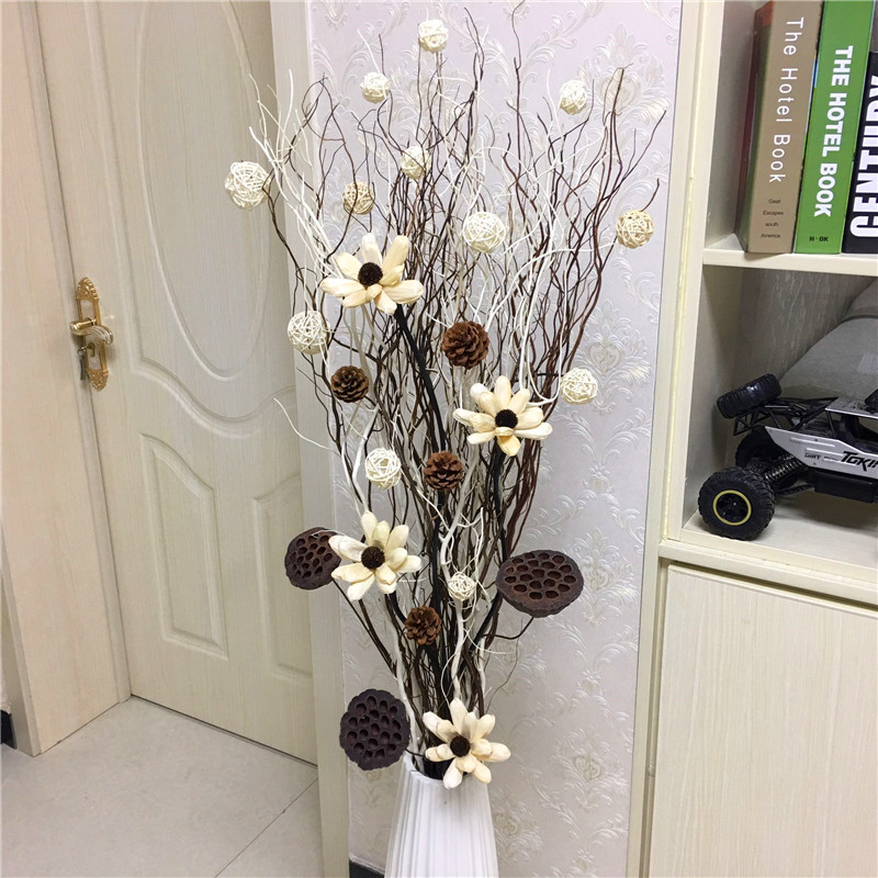 Dragon Willow Brief Dry Branches Branches Withered Branches Decorated Flower Arrangement Living Room Large Dry Vases Floor Art Bouquet House Swing Pieces