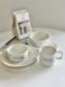 Anmuliangpin Nordic Ins Internet celebrity blogger English letter ceramic tableware plate dining set