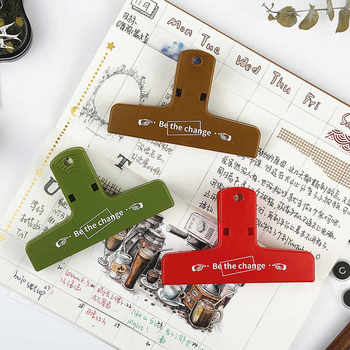Retro niche simple color retro storage clip