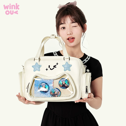 Winkouv Original двухмерная выставка Man выставка Crossbody Packet Pack Пакет рюкзак закуски Backflows большие сумки Genzi Genzi