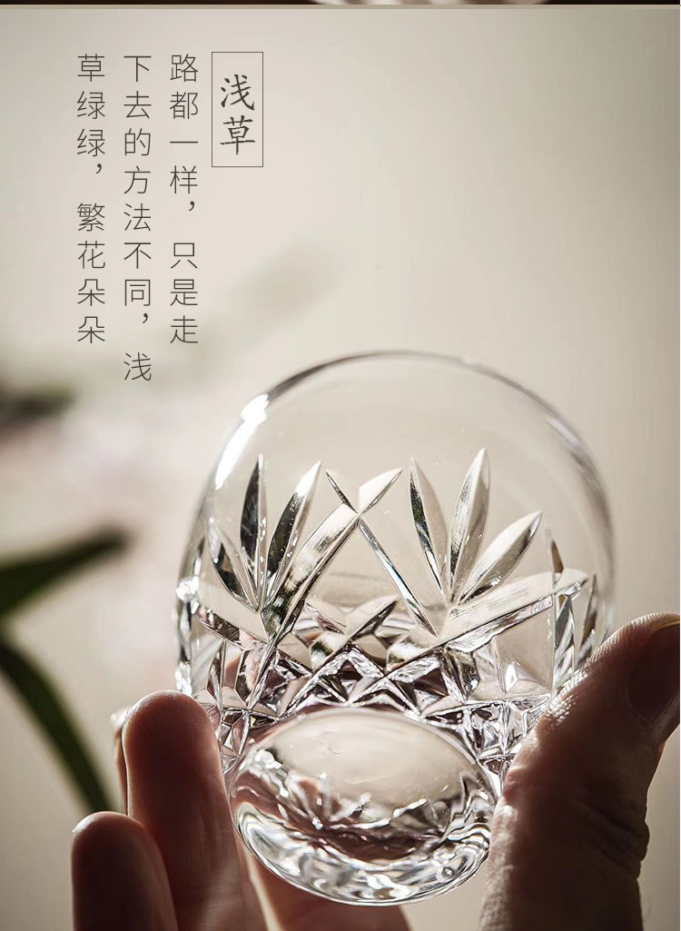 Ликер Cup 日本进口东洋佐佐木手工切子白酒杯烈酒杯一口杯二两杯日式 家用 ANCE