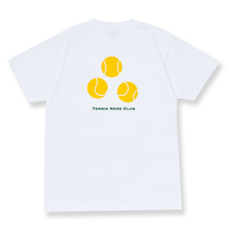 Korea direct mail] 2024 summer new tennis pattern sweat-absorbent sports short-sleeved T-shirt