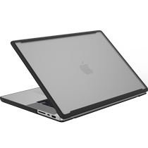 mousmore适用2024款M3 M2苹果macbookpro 14寸笔记本电脑15软边保护壳air 13.6轻薄支架防摔双料13磨砂透明套