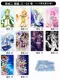 Vương quốc giấc mơ và ngủ 100 Hoàng tử Trò chơi di động Anime Hoạt hình xung quanh Crystal Scrub Card Sticker Card