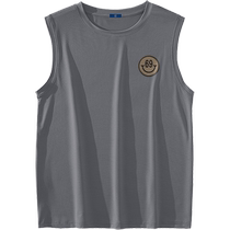 Genio Lamode quick-drying mesh waistcoat vest mens 2024 summer trendy brand sleeveless short-sleeved t-shirt mens thin