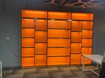 Cosmetics display cabinet luxury bags perfume jewelry cabinet live broadcast room product sample cabinet tobacco and wine tea wooden cabinet