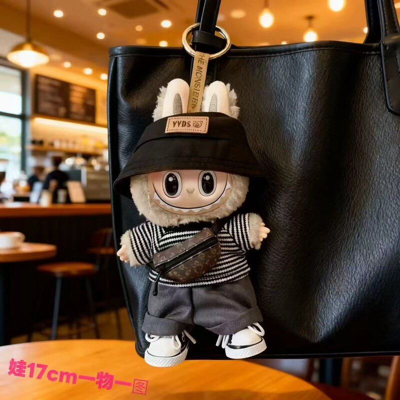 Labubu Doll Clothes, Labubu Clothing for First, Second, and Third Generation Vinyl Dolls, High-Energy 3.0 Accessories That Can Be Worn
