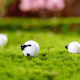 Moss Micro-Landscape Small Ornaments Resin Crafts Sheep Lamb Kidsren's DIY Decorative Bonsai Landscaping Materials
