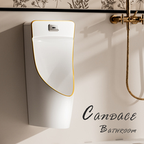 Phnom Penh automatic induction integrated mens urinal adult urinal household wall-mounted urinal ceramic urinal