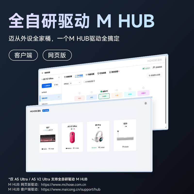 MCHOSE A5 беспроводная игровая мышь Bluetooth трехрежимная PAW3395 киберспортивная ультралегкая ProMax