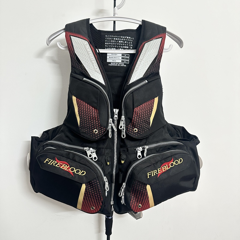2026 New Model Fire Blood Rock Fishing Life Jacket for Sea Fishing, High Buoyancy, Detachable, Multifunctional Fishing Vest for Angling 2026 New Model Fire Blood Rock Fishing Life Jacket for Sea Fishing, High Buoyancy, Detachable, Multifunctional Fishing Vest for Angling