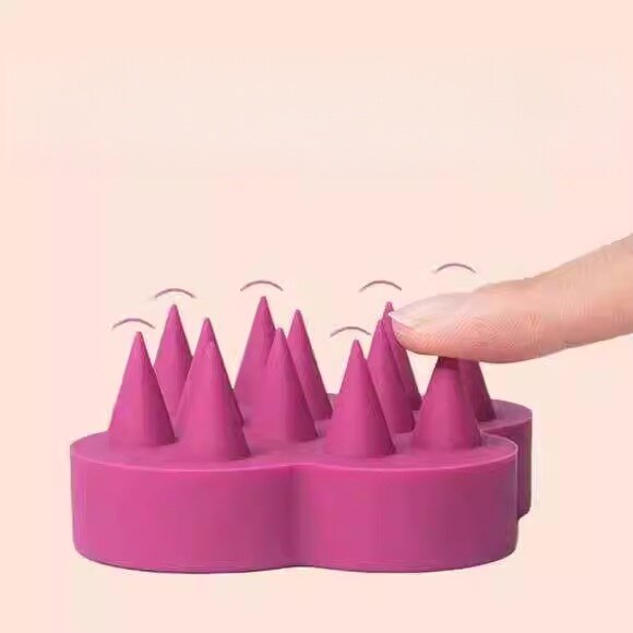 Massage comb Japanese Shuhuo scalp massage comb butterfly comb silicone head massager for men and women