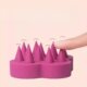 Massage comb Japanese Shuhuo scalp massage comb butterfly comb silicone head massager for men and women