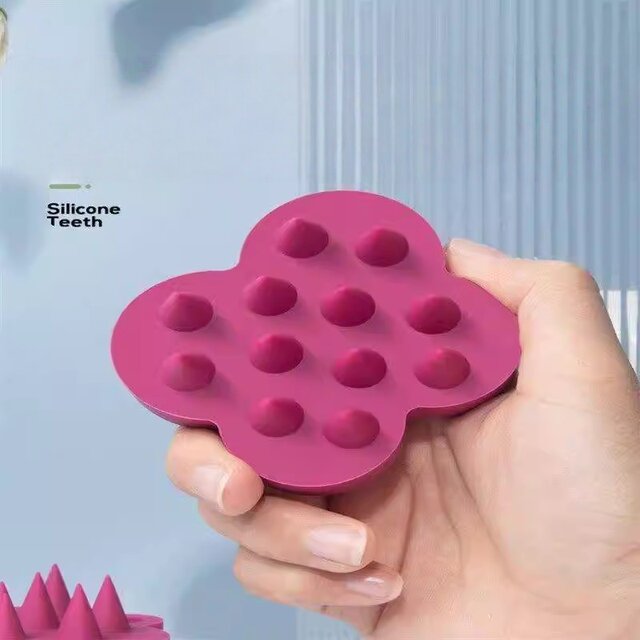 Massage comb Japanese Shuhuo scalp massage comb butterfly comb silicone head massager for men and women