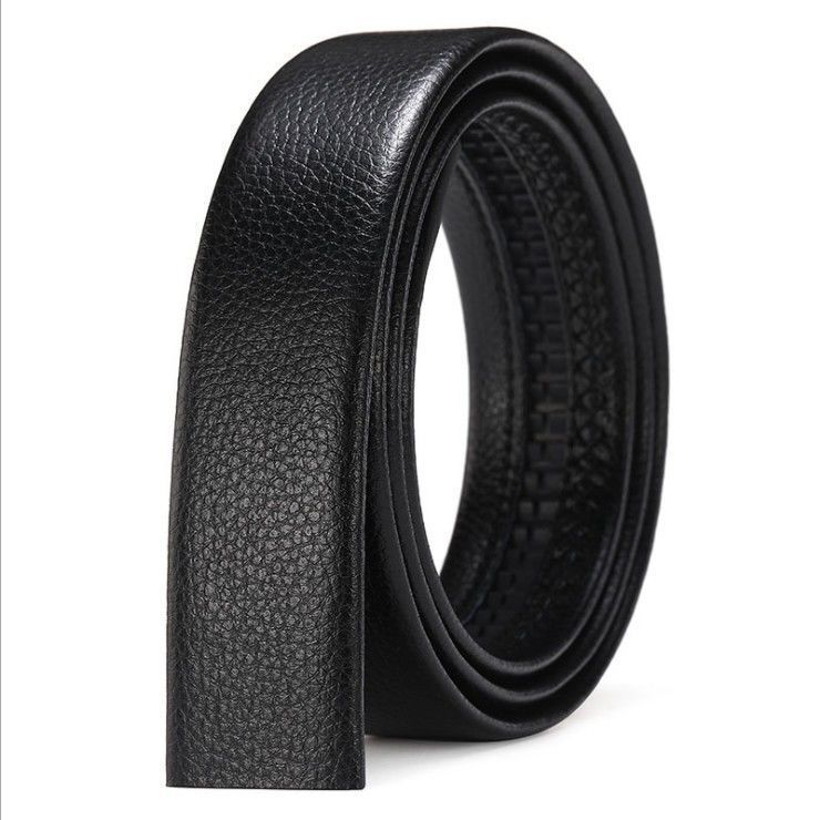 Genuine Leather Belt Without Buckle 2026 New Model Men's Automatic Buckle Men's Belt Without Buckle Leather Strap