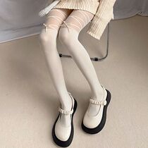 {Tian Duoxi}~~It’s the cute Sakura girl again with bow-tie white stockings and pure lust JK stockings