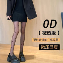 {Tian Duoxi} Let minimalism become a versatile art~Black stockings for spring and autumn ultra-thin bare legs artifact for summer