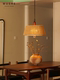 Japanese Vintage Bedroom Mid-Century Lamp Wabi-Sabi Style Guesthouse Dining Table Tea Room High-End Retractable Adjustable Pendant Light
