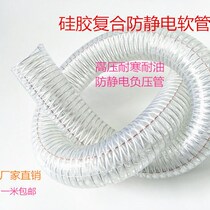 Low temperature resistant composite silicone steel wire tube negative 40 ℃ opaque transparent pressure methanol gasoline diesel tanker unloading pipe