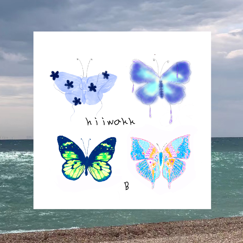 Tuntwakk Original Colorful Butterfly B Tattoo Stickers Waterproof and Long-Lasting Tattoo