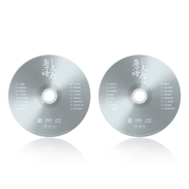 Faye Wong's World Gift to Me: Cd Disc with Popular Songs, Lossless Sound Quality, Pure Silver Record, for Car and Home Use, 2 Cds