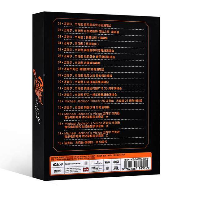 Michael Jackson Mj Collector's Edition Disc: Concert + Classic Mv Video Collection Car Dvd Disc