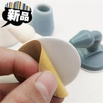 New product new bedroom silent sticky floor door suction punch-free anti-collision buffer door blocking door touch bathroom glass a glass door