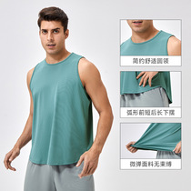 Summer loose fitness vest ice silk cool breathable running sports top sleeveless quick-drying sports training vest