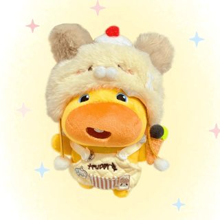 Genuino duo ai capybara lulu muñeco colgante de peluche de juguete regalo de cumpleaños para que las niñas envíen a sus amigas para navidad