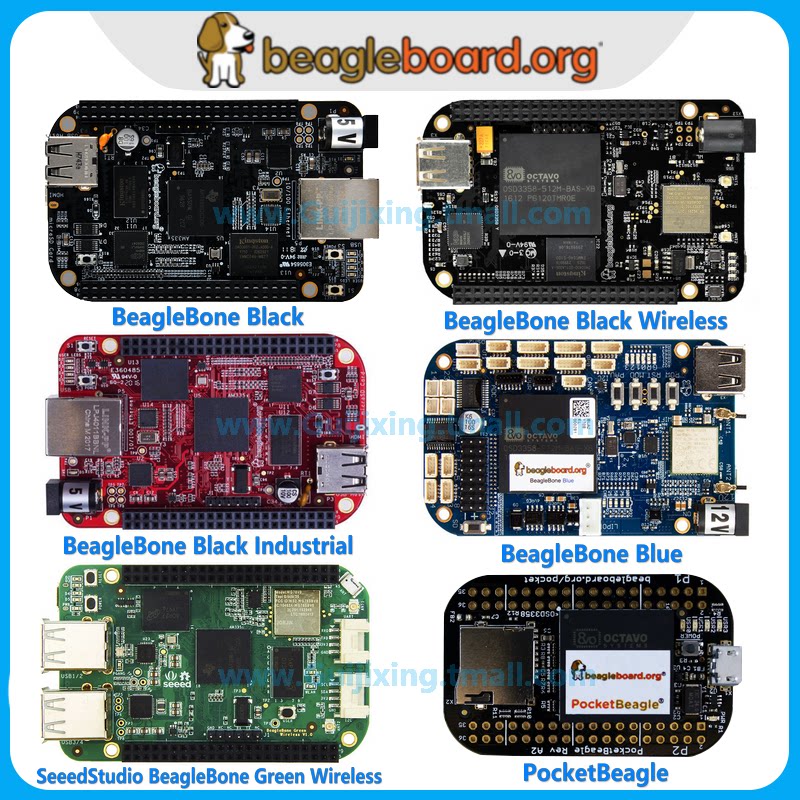 BeagleBone Black Wireless Industrial Blue Pocket Green AM335