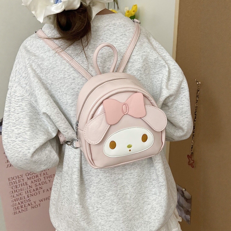 Beautiful Girl Melody Handbag Women's 2025 New Sweet Fashion Cartoon Small Backpack Travel Backpack