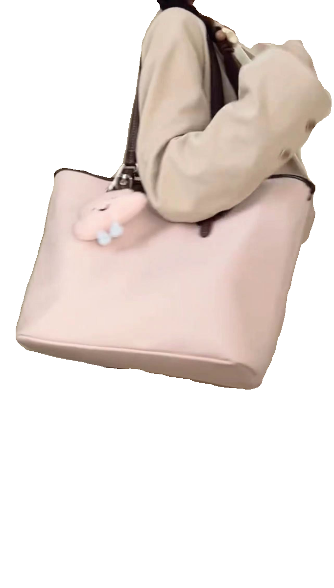Capacious retro fuchsia demi-season cute one-shoulder bag, high quality underarm bag, British style