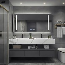 American Bath Room Cabinet Double Basin Toilet Now Light Extravagant Minimalist Oak Smart Rock Board Washbasin Bathroom