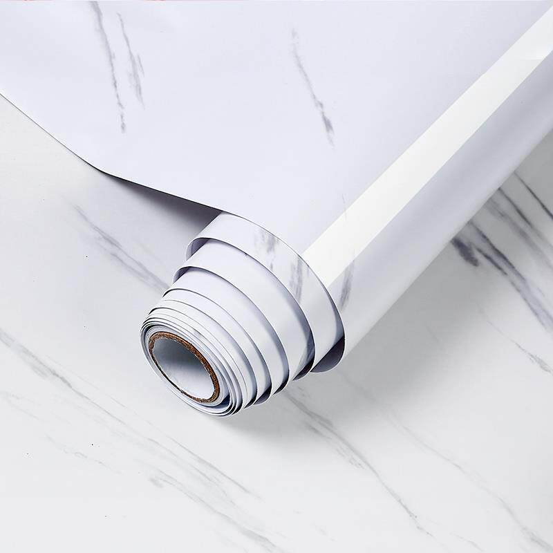  Thickened Pvc Marble Wall Paper Patch Moisture-Proof Bathroom Waterproof Toilet Wallpaper Dormitory Tabletop Self-Glued Wall Sticker-Taobao