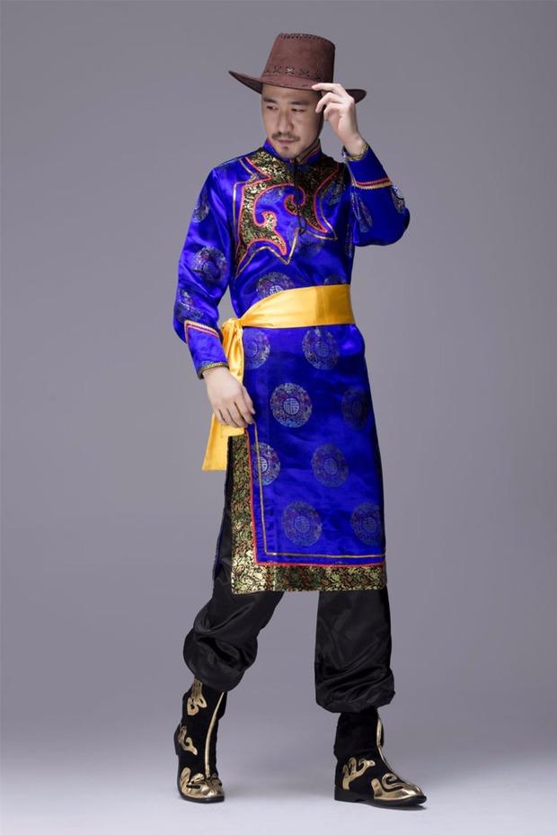 Quần áo Mông Cổ nam Mông Cổ trưởng thành mới hiện đại Tây Tạng trang phục khiêu vũ thiểu số trang phục nam bộ đồ nam nữ