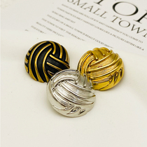 Fashionable mens and womens clothing buttons exquisite metal suit jacket buttons gold high-end cardigan sweater decorative buttons