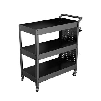 Under-table storage trolley storage shelf hole plate storage