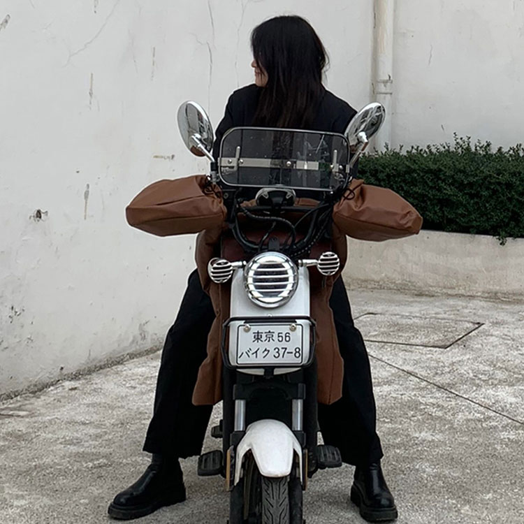 Electric car wind shield by winter style motorcycle wind shield by lady gush thickened waterproof anti-chill Yadi windproof hood-Taobao