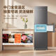 Haier Refrigerator First-Class Dual-Inverter Frost-Free Small Household Three-Door Model for Rental Bcd-218Wghc3E9Bk