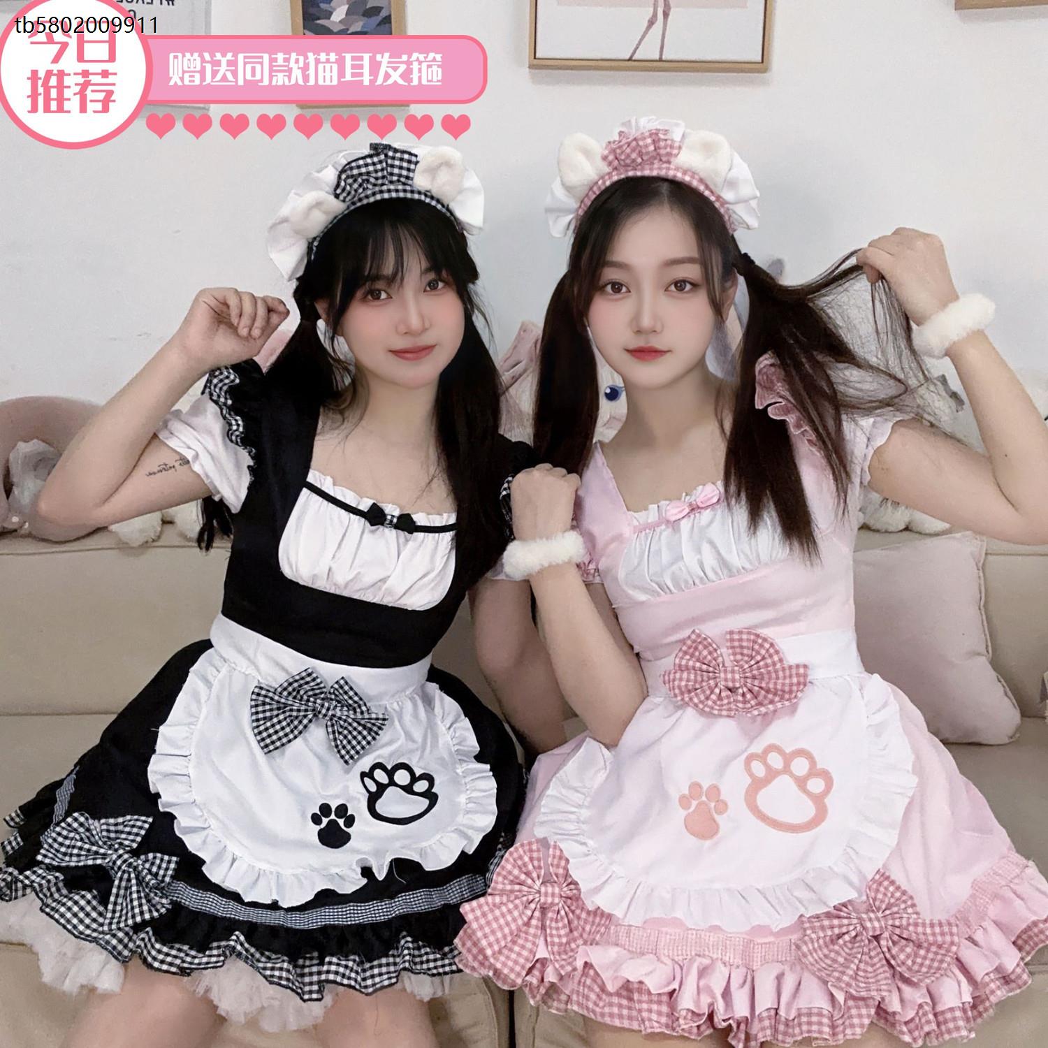 Loretta Princess Dress Adult Maid Dress Cute Maid Soft Girl Pussy Cat Second Meta COSPLAY Clothing Pure Desire-Taobao