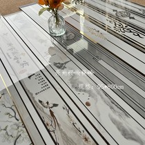 Bright waistline 95 800 light luxury gold-plated living room kitchen bathroom new Chinese style line tiles soaked tiles