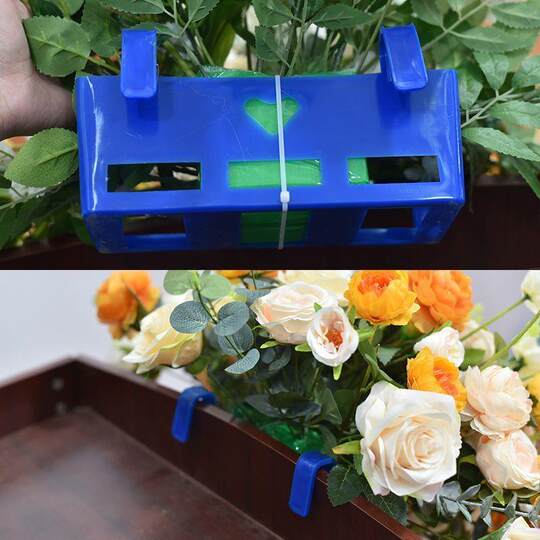 Artificial Flowers for Business Conference Podium, Speech Stage Table Flowers, Sign-In Desk, Mother's Desk, Banquet Fake Flower Decoration